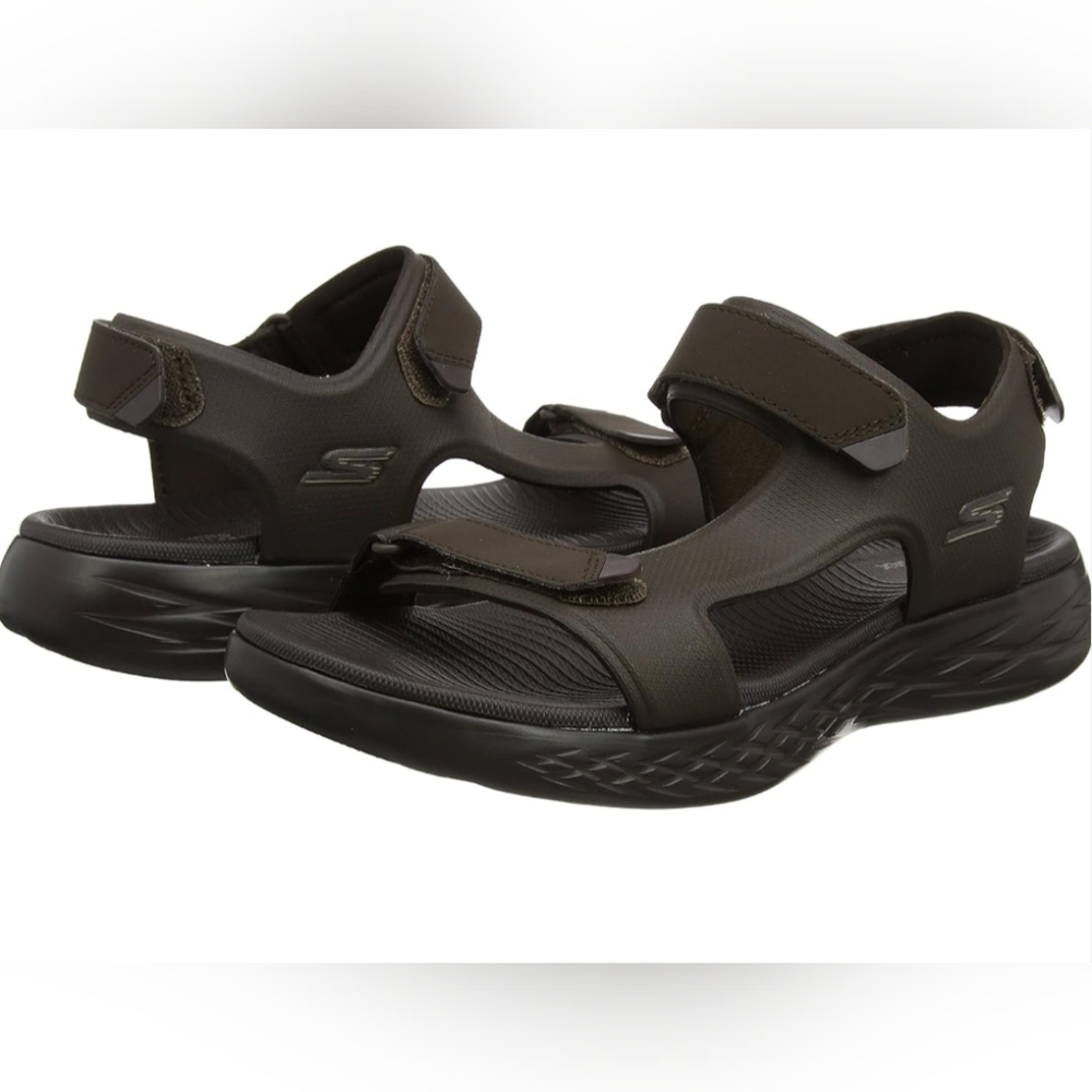 Men's Skechers Chocolate Brown  On The Go 600 Venture Sandals New With Box 10